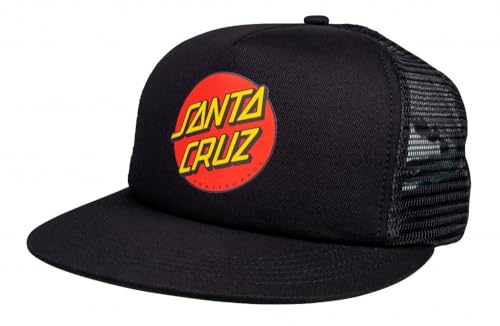 Santa Cruz Classic Dot snapback truckerpet black von Santa Cruz