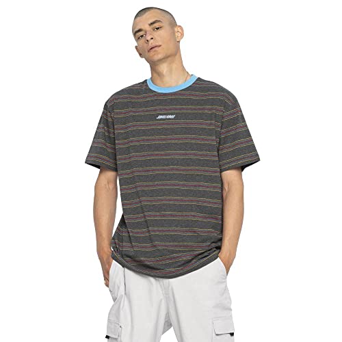 Santa Cruz Classic Strip Stripe T-Shirt Herren Shirt Black Stripe XL von Santa Cruz