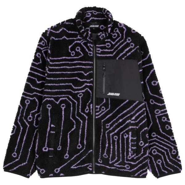 Santa Cruz - Freestyle Jacket - Fleecejacke Gr M schwarz von Santa Cruz