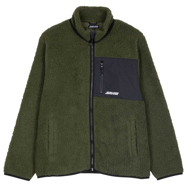 Santa Cruz - Freestyle Jacket - Fleecejacke Gr S oliv von Santa Cruz