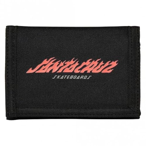 Santa Cruz Geldbörse mit Flammenstreifen, Schwarz, Schwarz , Einheitsgröße, Casual von Santa Cruz