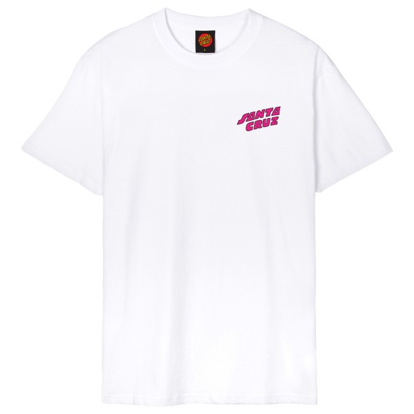Santa Cruz - Grabke All Around Stack - T-Shirt Gr M weiß von Santa Cruz
