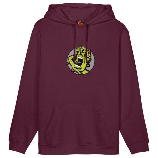 Santa Cruz - Hand Dot Front Hood - Hoodie Gr M lila von Santa Cruz