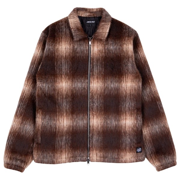 Santa Cruz - Hideout Jacket - Fleecejacke Gr S braun von Santa Cruz