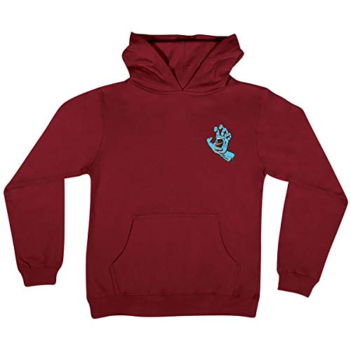 Santa Cruz Kapuzenpullover für Jungen mit Aufschrift "Screaming Hand" - Rot - X-Large von Santa Cruz