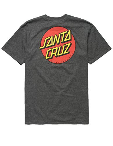 Santa Cruz Klassisches Kurzarmhemd für Herren, Charcoal Heather, XX-Large von Santa Cruz