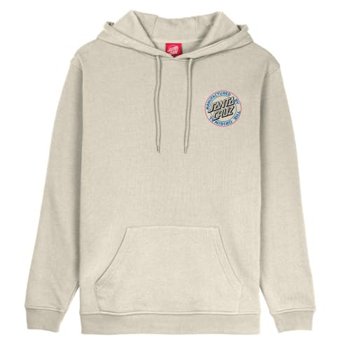 Santa Cruz Natas Screaming Panthe Hoodie Herren Kapuzenpullover Light Grey, XL von Santa Cruz