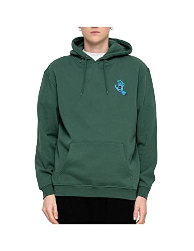 Santa Cruz Screaming Hand Chest Hood Ceda Sweatshirt, grün, M von Santa Cruz