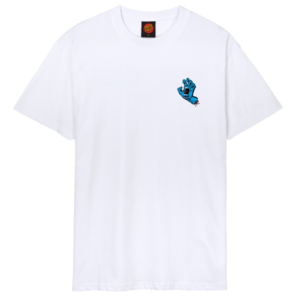 Santa Cruz - Screaming Hand Chest T-Shirt - T-Shirt Gr XXL weiß von Santa Cruz
