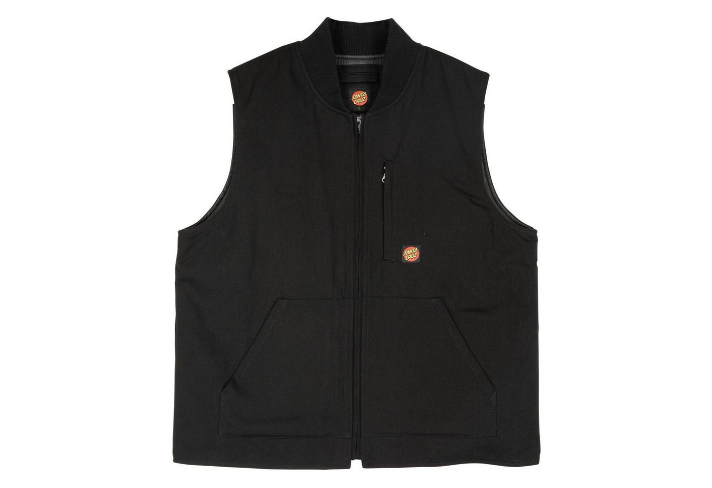Santa Cruz Steppweste - Weste - Ärmellose Weste - SCA-JKT Classic Label Vest von Santa Cruz