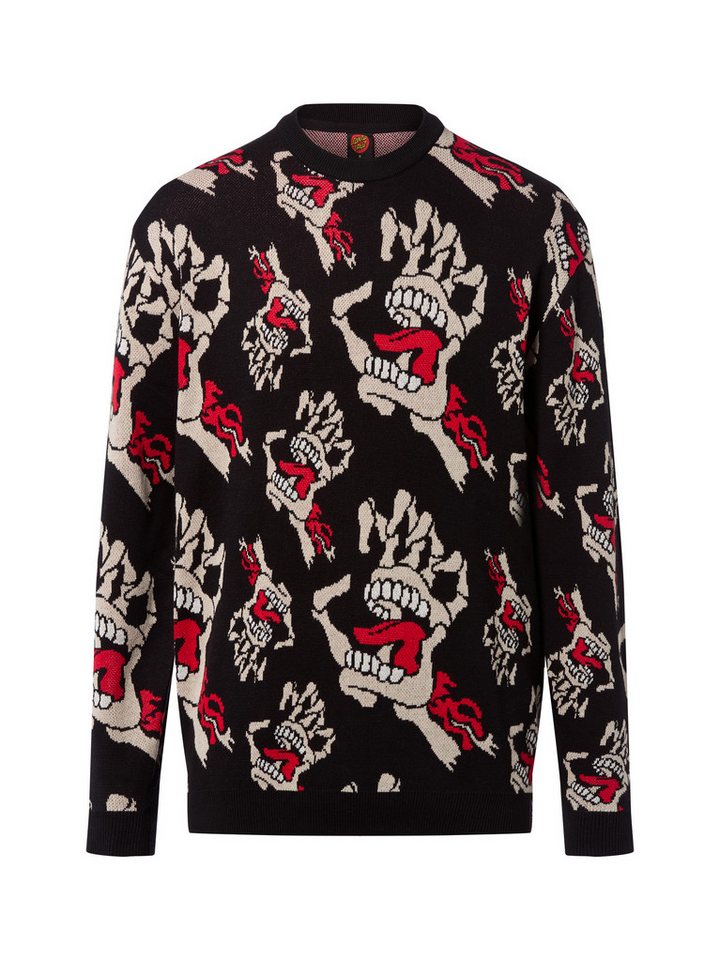 Santa Cruz Strickpullover Bone Hands von Santa Cruz