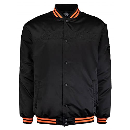 Santa Cruz Strip Stadium Jacke Herren Bomberjacke (L, black) von Santa Cruz