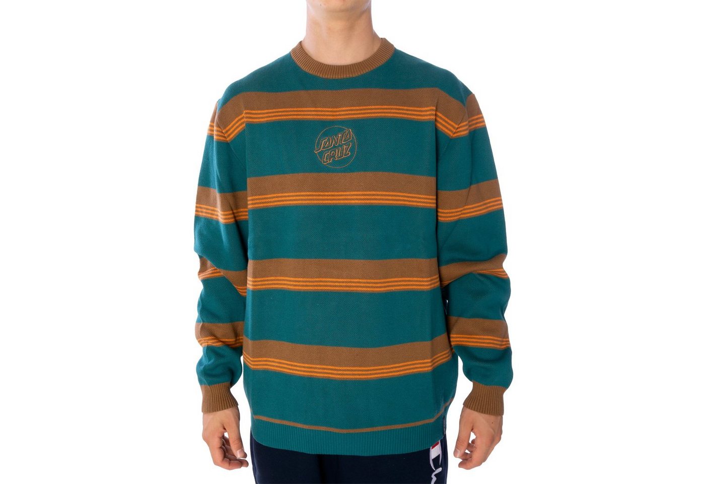 Santa Cruz Sweater Santa Cruz Seacliff Pullover Herren Strickpullover türkis (1-tlg) von Santa Cruz