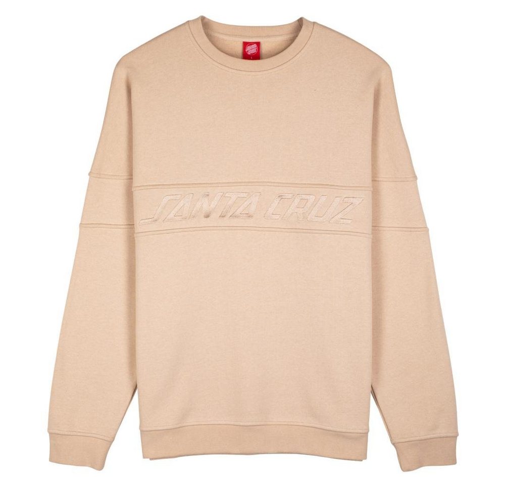 Santa Cruz Sweater Sweatpulli Santa Cruz Crew Tonal Strip, G L, F oat Sweatpulli mit Rundhalsausschnitt von Santa Cruz