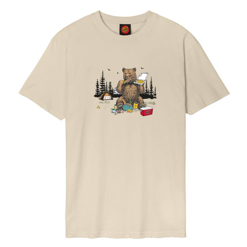 Santa Cruz T-Shirt BRAUN PIZZA BEAR T-SHIRT von Santa Cruz