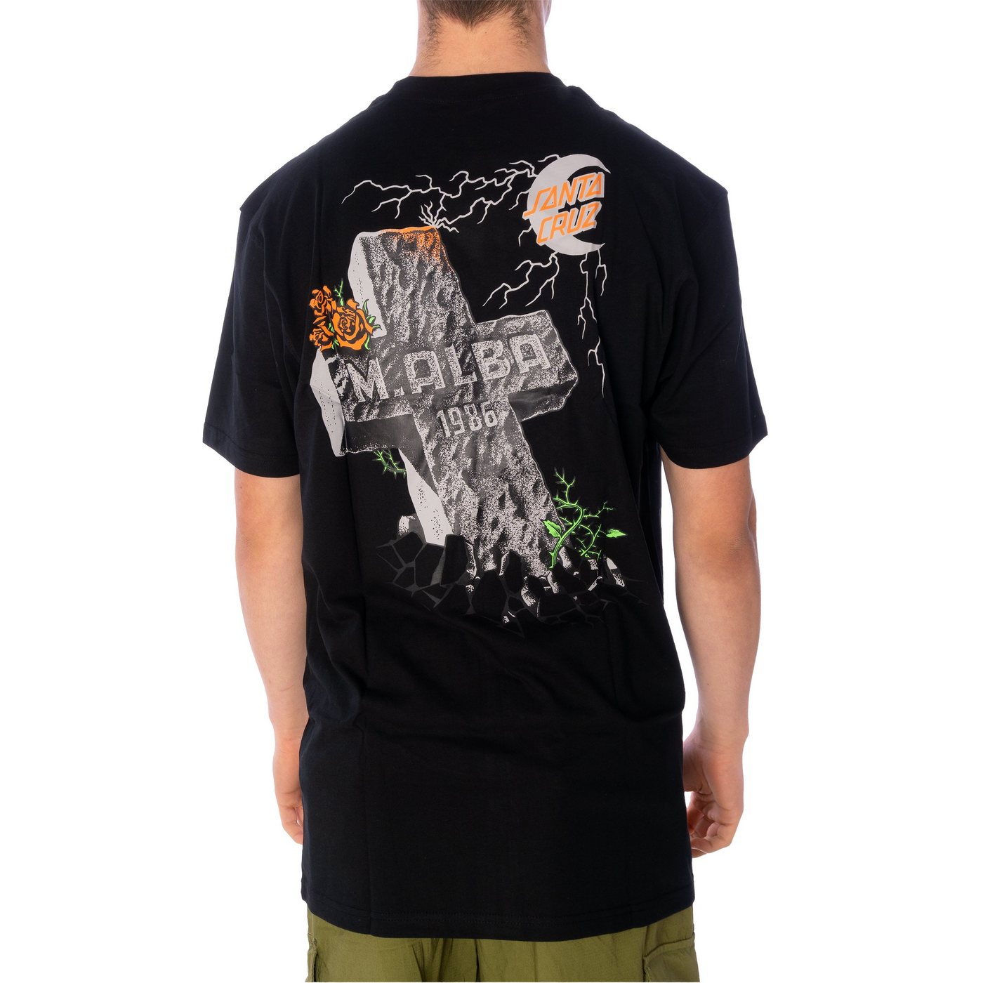 Santa Cruz T-Shirt Santa Cruz Malba Tombstone T-Shirt Herren Shirt schwarz (1-tlg) von Santa Cruz