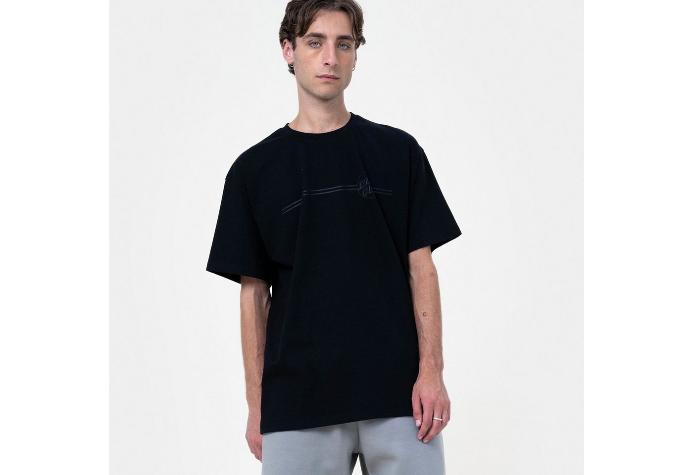 Santa Cruz T-Shirt – Tonal Opus Dot Stripe T-Shirt – Kurzarmshirt aus Jersey von Santa Cruz