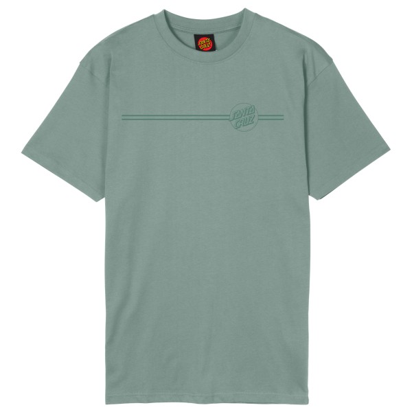 Santa Cruz - Tonal Opus Dot Stripe T-Shirt - T-Shirt Gr XXL türkis von Santa Cruz