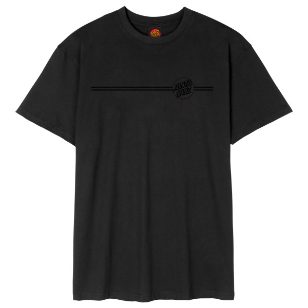 Santa Cruz - Tonal Opus Dot Stripe T-Shirt - T-Shirt Gr XXL schwarz von Santa Cruz