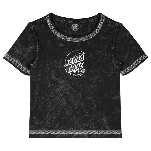 Santa Cruz - Women's Moon Dot Reflection Front T-Shirt - T-Shirt Gr 12 schwarz von Santa Cruz