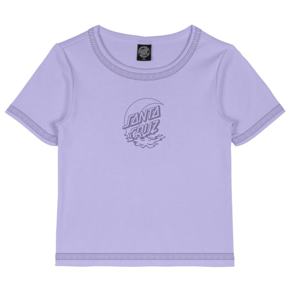Santa Cruz - Women's Moon Dot Reflection Front T-Shirt - T-Shirt Gr 8 lila von Santa Cruz