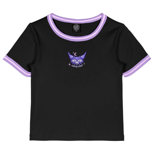 Santa Cruz - Women's Night Critter Mini T-Shirt - T-Shirt Gr 12 schwarz von Santa Cruz