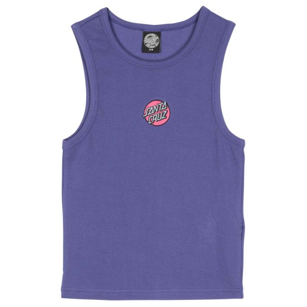 Santa Cruz - Women's Other Dot Emb Tank - Top Gr 10 lila von Santa Cruz
