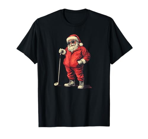 Jolly Golfer Santa Claus Look für Jungen und Mädchen T-Shirt von Santa Golfer