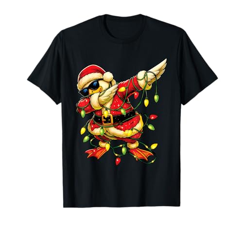 Dabbing Santa Goose Xmas Light Lustiges Weihnachts-T-Shirt für Kinder T-Shirt Dabbing Santa Goose Xmas Light Lustiges Weihnachts-T-Shirt für Kinder T-Shirt von Santa Goose Dabbing Christmas Shirts for Women