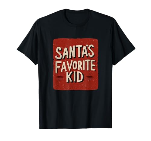 Coole Farben und das Lieblings-Kostüm des Weihnachtsmanns für Kinder T-Shirt Coole Farben und das Lieblings-Kostüm des Weihnachtsmanns für Kinder T-Shirt von Santa's Favorite Kid Outfit