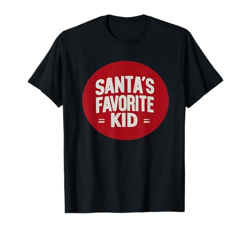 Lustiger Weihnachtsmann-Stempel für Kinder T-Shirt Lustiger Weihnachtsmann-Stempel für Kinder T-Shirt von Santa's Favorite Kid Outfit