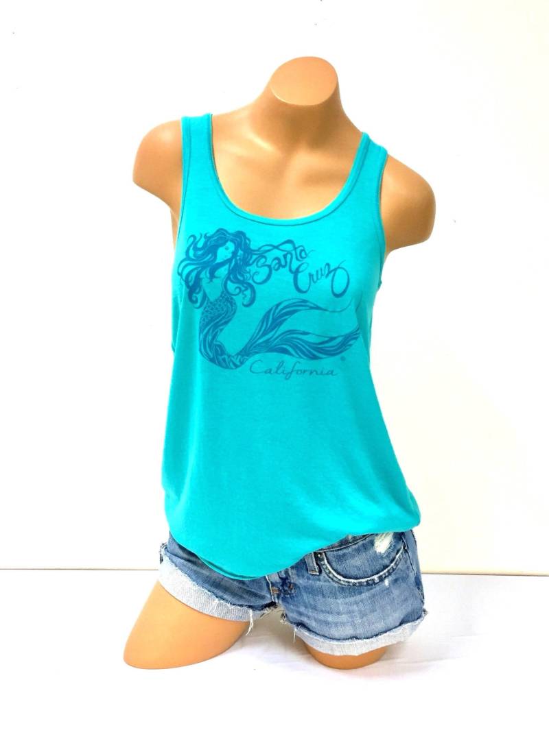 Santa Cruz Meerjungfrau Neu Teal Flowy Santa Cruz Meerjungfrau Neu Teal Flowy von SantaCruzMermaidShop