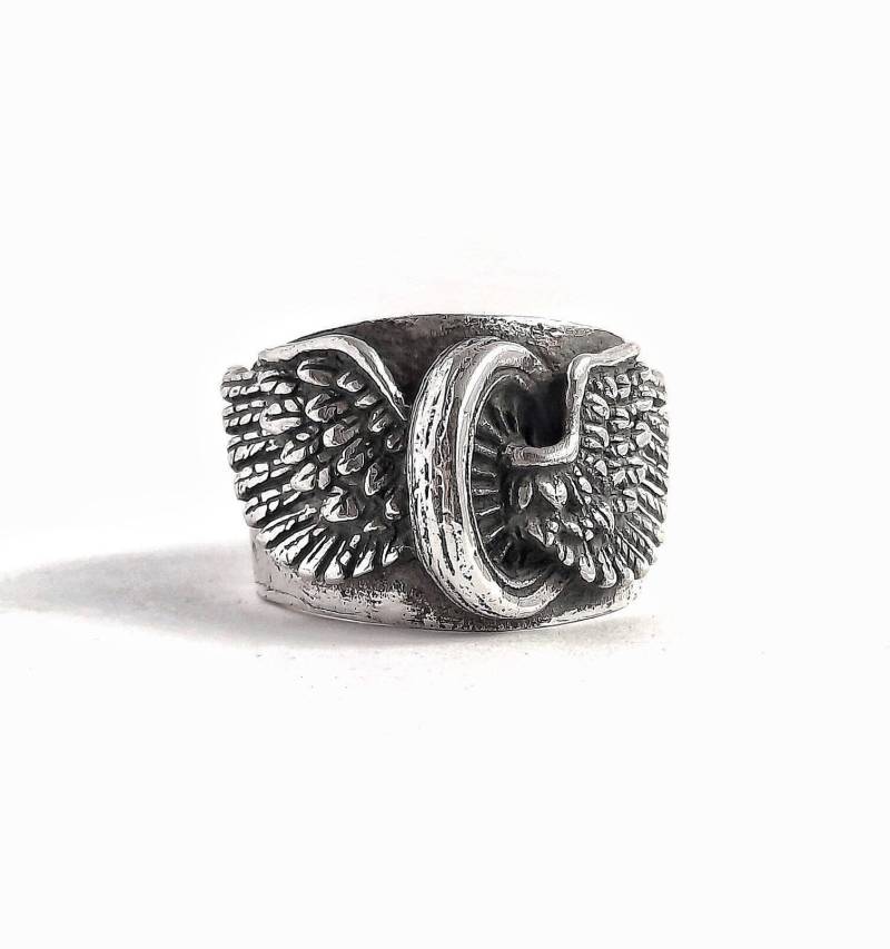 Winged Wheel Plata Maciza 925 Motocicletas Hecha Ein Mano Joyerista Harley Davidson Biker von SantaMedusa