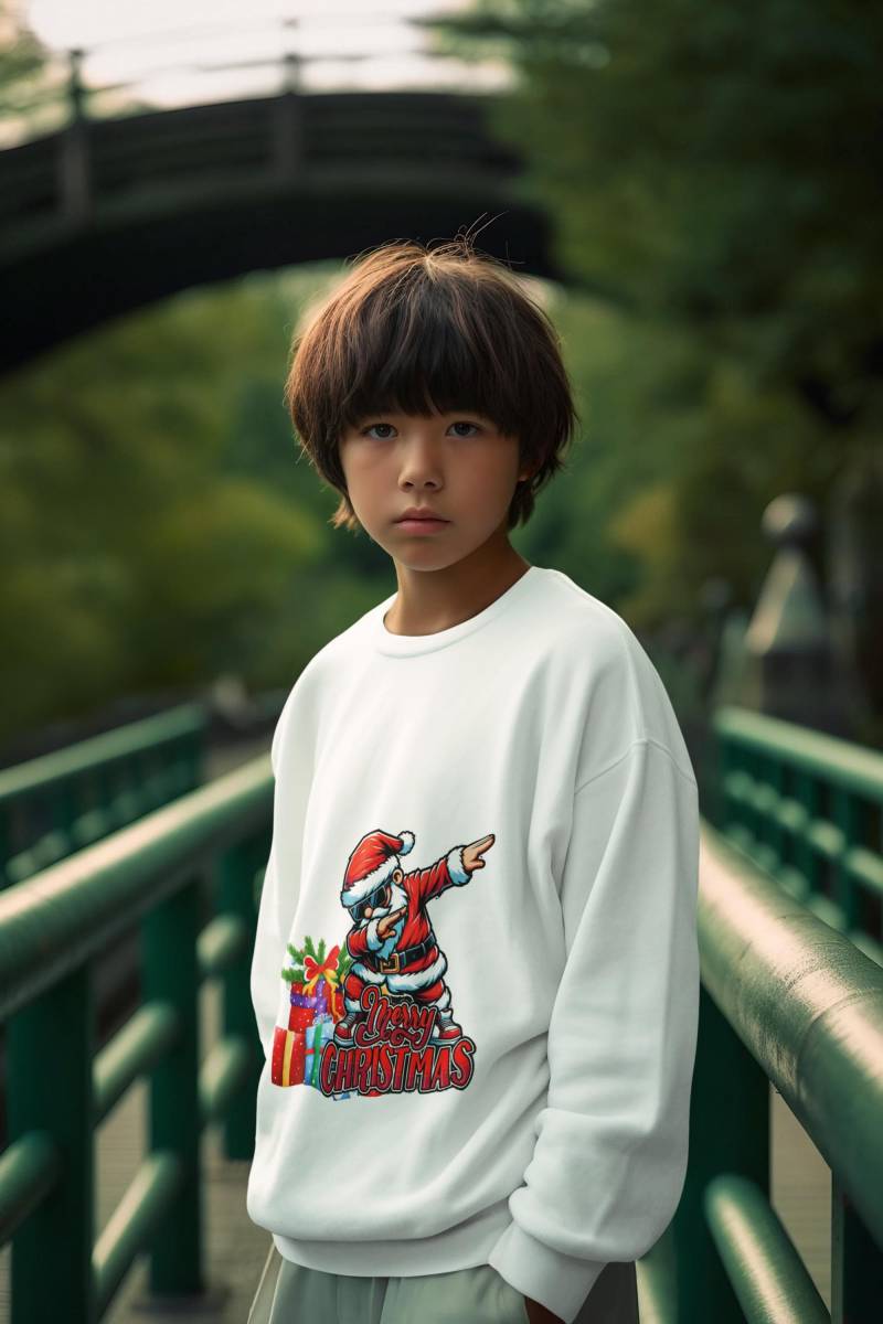 Recycelter Kinder-Pullover | Bequemer Fleece Aus Baumwolle & Polyester Recycelter Kinder-Pullover | Bequemer Fleece Aus Baumwolle & Polyester von SantasStyleFactory