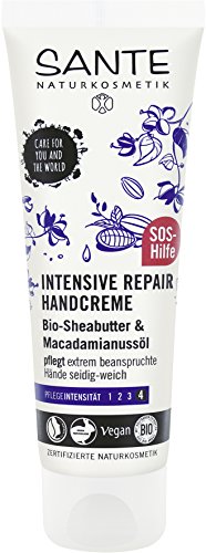 SANTE Naturkosmetik Intensive Repair Handcreme, Pflegt extrem beanspruchte Hände, Natürliche Handpflege, Vegan, 4x75ml Multipack SANTE Naturkosmetik Intensive Repair Handcreme, Pflegt extrem beanspruchte Hände, Natürliche Handpflege, Vegan, 4x75ml Multipack von Sante Naturkosmetik