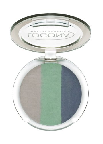 LOGONA Naturkosmetik Eyeshadow Trio No. 04 Ocean, Natural Make-up, Lidschatten, abgestimmte Farben, für einen Tages-oder Abendlook, mit Anti-Aging-Wirkung, Bio-Extrakte, 4 g von LOGONA Naturkosmetik