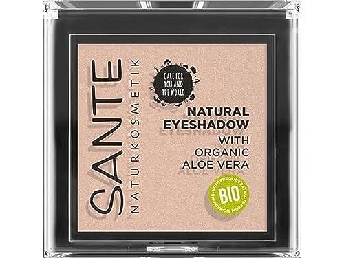 Sante Naturkosmetik Natural Eyeshadow 01 Pearly Opal, Lidschatten Matte Farbnuance, Bio-Extrakte, Vegan, 1, 8g von Sante Naturkosmetik