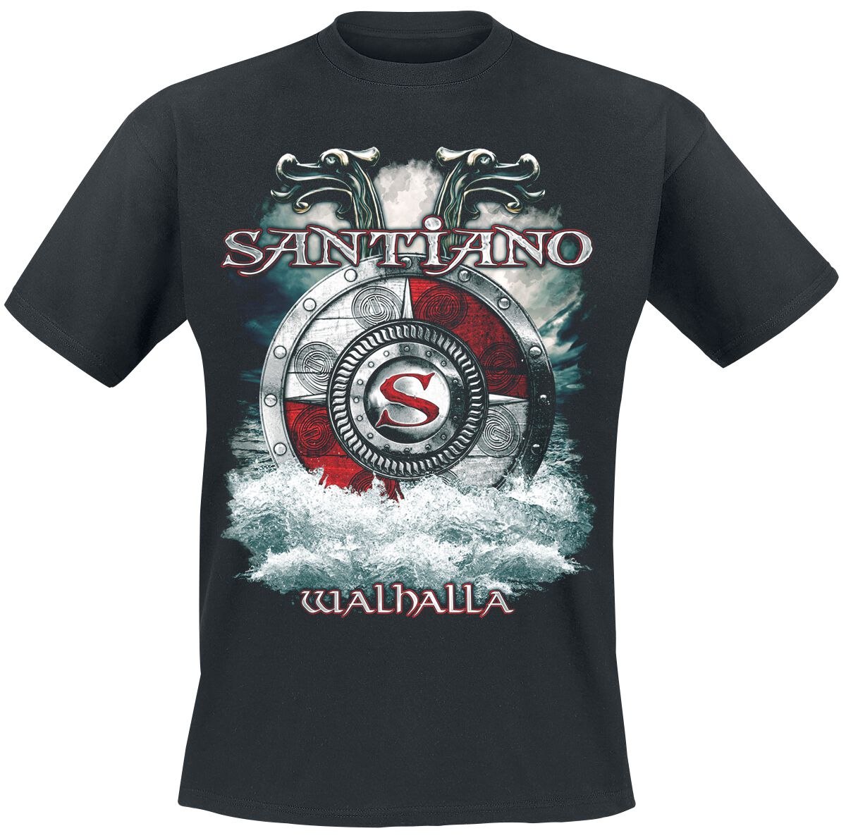 Santiano T-Shirt - Walhalla - M bis XXL - für Männer - Größe XL - schwarz  - Lizenziertes Merchandise! von Santiano