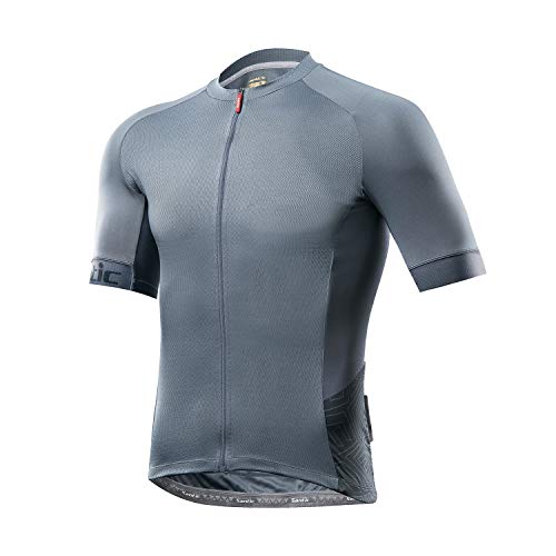 Santic Fahrradtrikot Herren Kurzarm Grau EU S von Santic