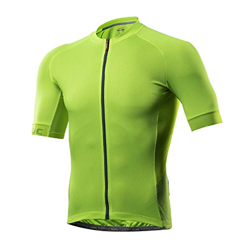 Santic Radtrikot Herren Kurzarm Fahrradtrikot Herren Fahrradshirt Radshirt Kurzarm Sommer mit Taschen Yorkson Grün EU XXL von Santic