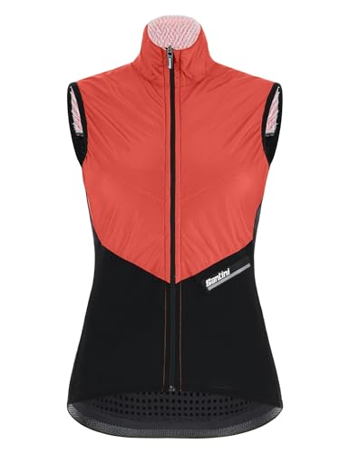 Santini Damen Redux Stamin-Gilet Antivent Weste, Gn, S von Santini