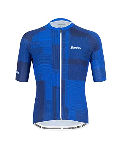 Santini Karma Kinetic Kurzarm-Trikot Herren blau von Santini