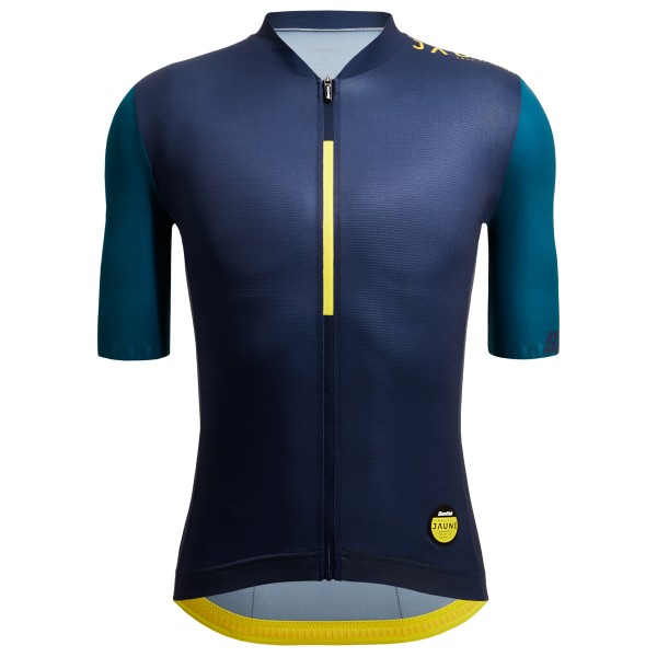 Santini - Le Maillot Jaune Jersey - Radtrikot Gr 3XL blau von Santini