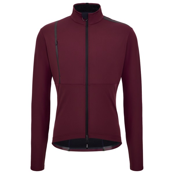Santini - Lined Windproof Winter Cycling Jacket - Fahrradjacke Gr XL rot von Santini