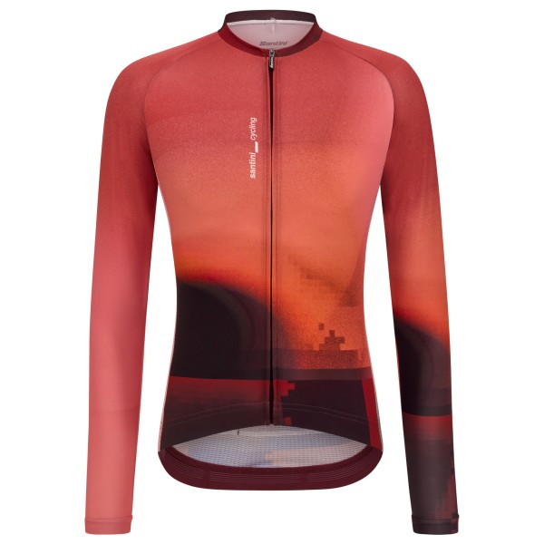 Santini - Luce Long Sleeve Jersey - Radtrikot Gr M rot von Santini