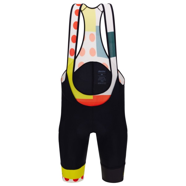 Santini - Maillot Jaune Official Bibshorts - Radhose Gr 3XL schwarz von Santini