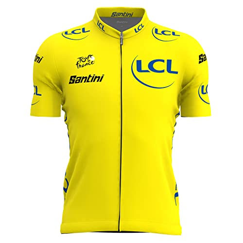 Santini Replica Tour De France Overall Leiders Jersey GEEL - Größe S von Santini