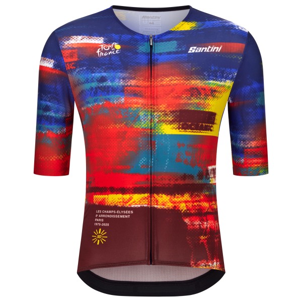 Santini - TDF Arrivée Dash Jersey - Radtrikot Gr S rot von Santini