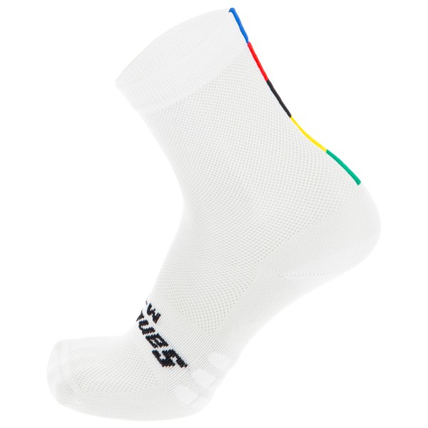 Santini - UCI Official Cycling Socks - Radsocken Gr XS/S - EU: 36-39 weiß von Santini