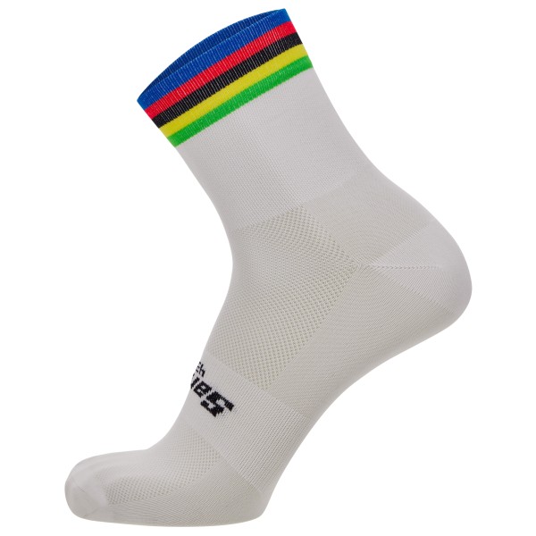 Santini - UCI Official World Champion Cycling Socks - Radsocken Gr M/L grau von Santini